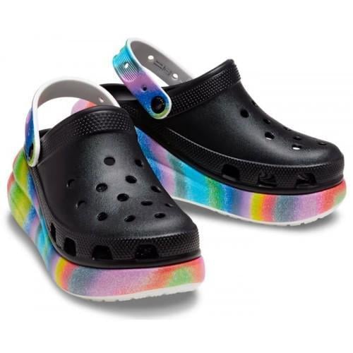 Сабо жіночі Crocs Classic Crush Spray Dye Clog р. 38-39 Чорний (18101)