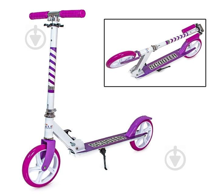 Двоколісний самокат Scooter 460. Violet (складний) - 429114192