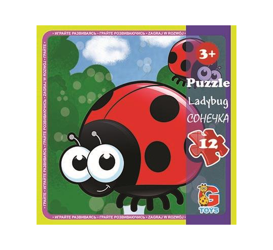 Пазли G-Toys із серії Комахи 12 ел. (MTT-139330)