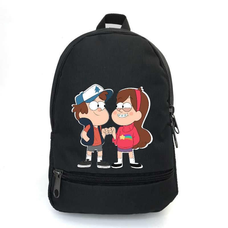Школьный рюкзак BIG Гравит Фолз School Bag GF-05 43х30х17 см 22 л Черный (2314375304)