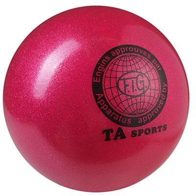 М'яч гімнастичний TA SPORT 400 г 19 см Малиновий (TA400-14)
