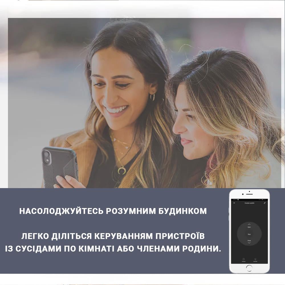 Выключатель Wi-fi Moes Smart Wall module switch 2 клавиши Черный - фото 7 Выключатель Wi-fi Moes Smart Wall module switch 2 клавиши Черный - фото 7