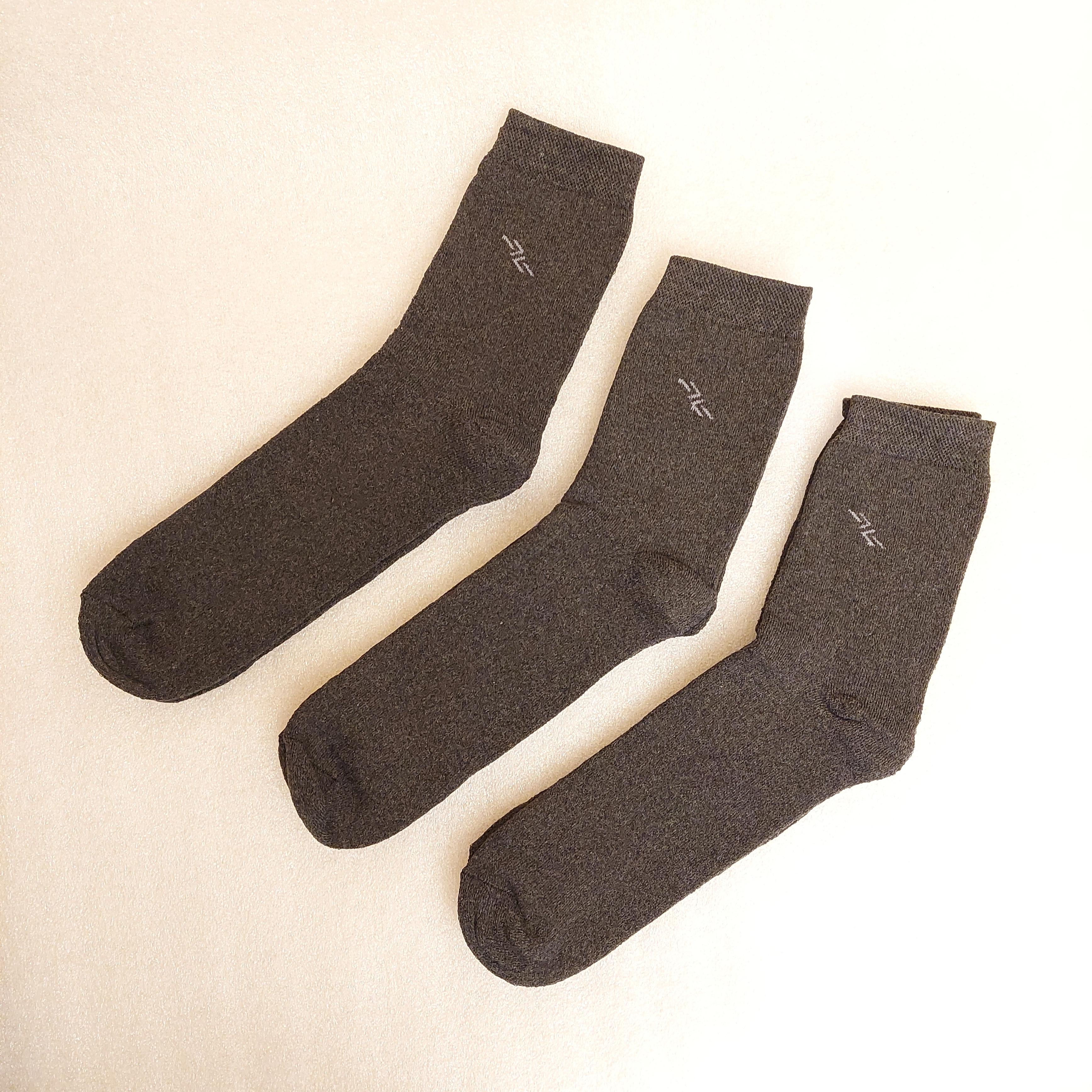 Шкарпетки чоловічі зимові махрові Житомир р. 43 10 пар Сірий (0485) - фото 2