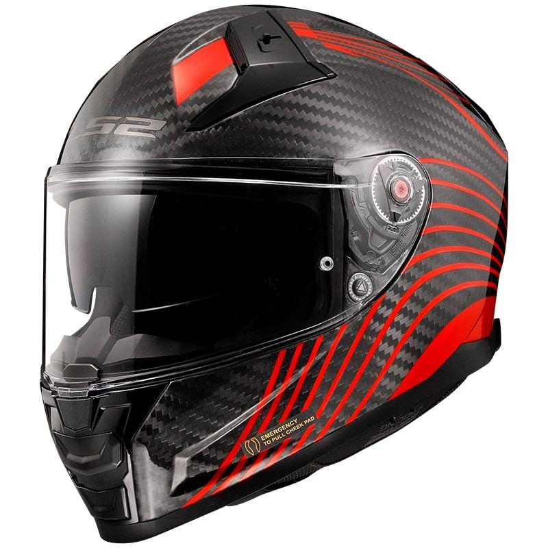 Мотошлем LS2 FF811 Vector 2 C Flux M Gloss Red (24716)