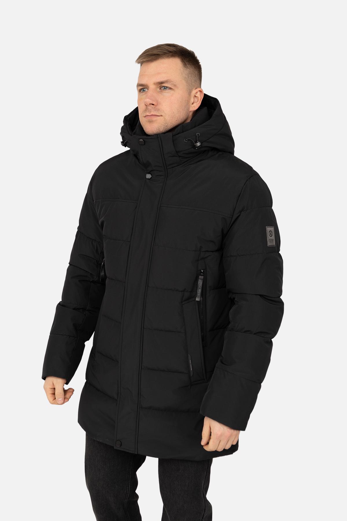 Куртка мужская ЦБ-00254591 р. 52 Черный (28422198) - фото 4 Куртка мужская ЦБ-00254591 р. 52 Черный (28422198) - фото 4