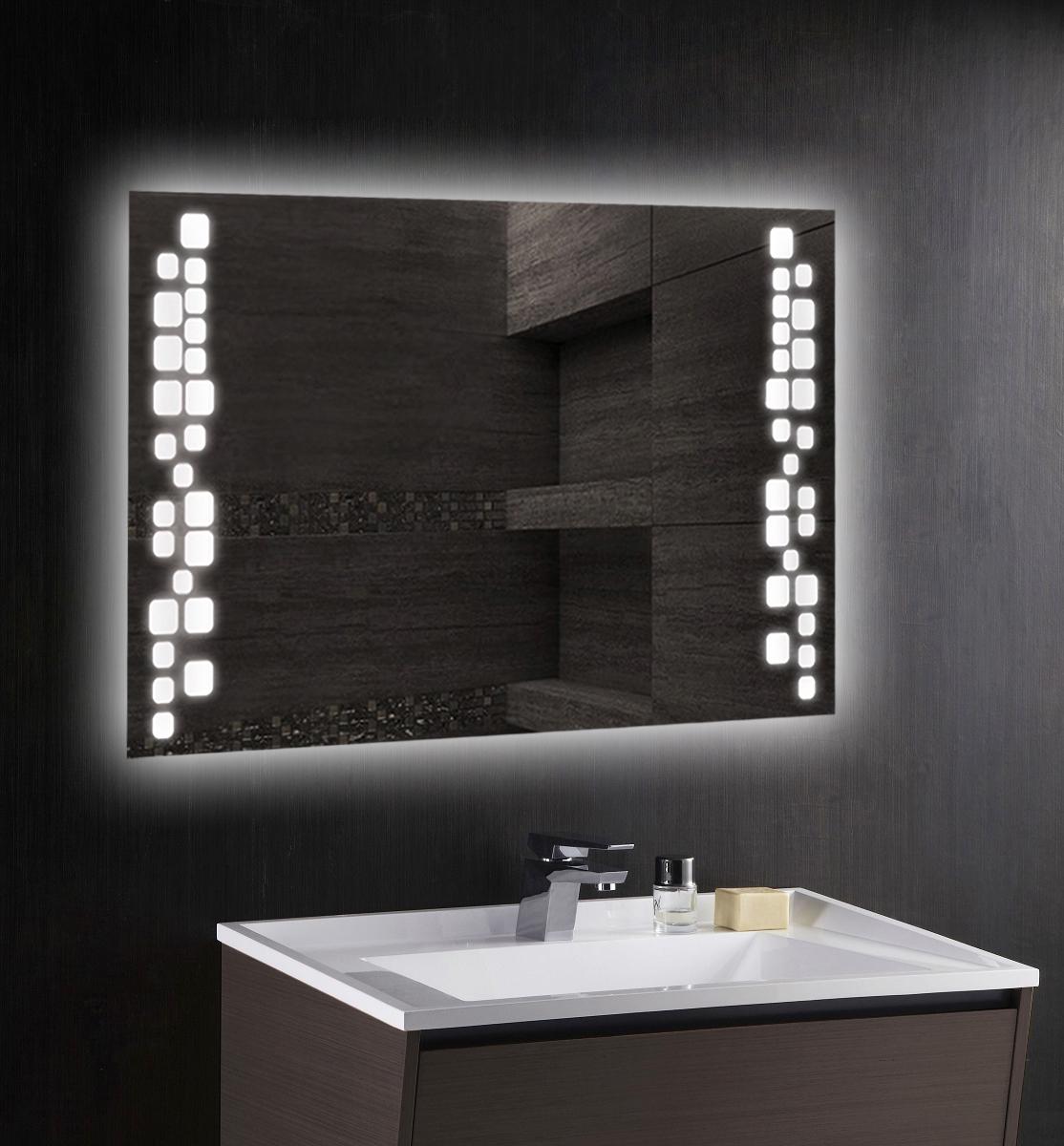 Зеркало Dim Dzerkal TENNA с LED-подсветкой 80х70 см (1461)