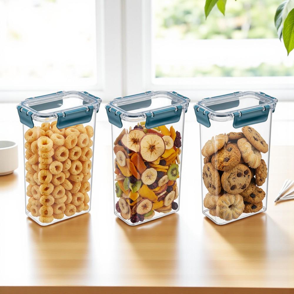 Набор для хранения продуктов 1,6 л 3 шт. Прозрачный (29860850) - фото 10 Набор для хранения продуктов 1,6 л 3 шт. Прозрачный (29860850) - фото 10