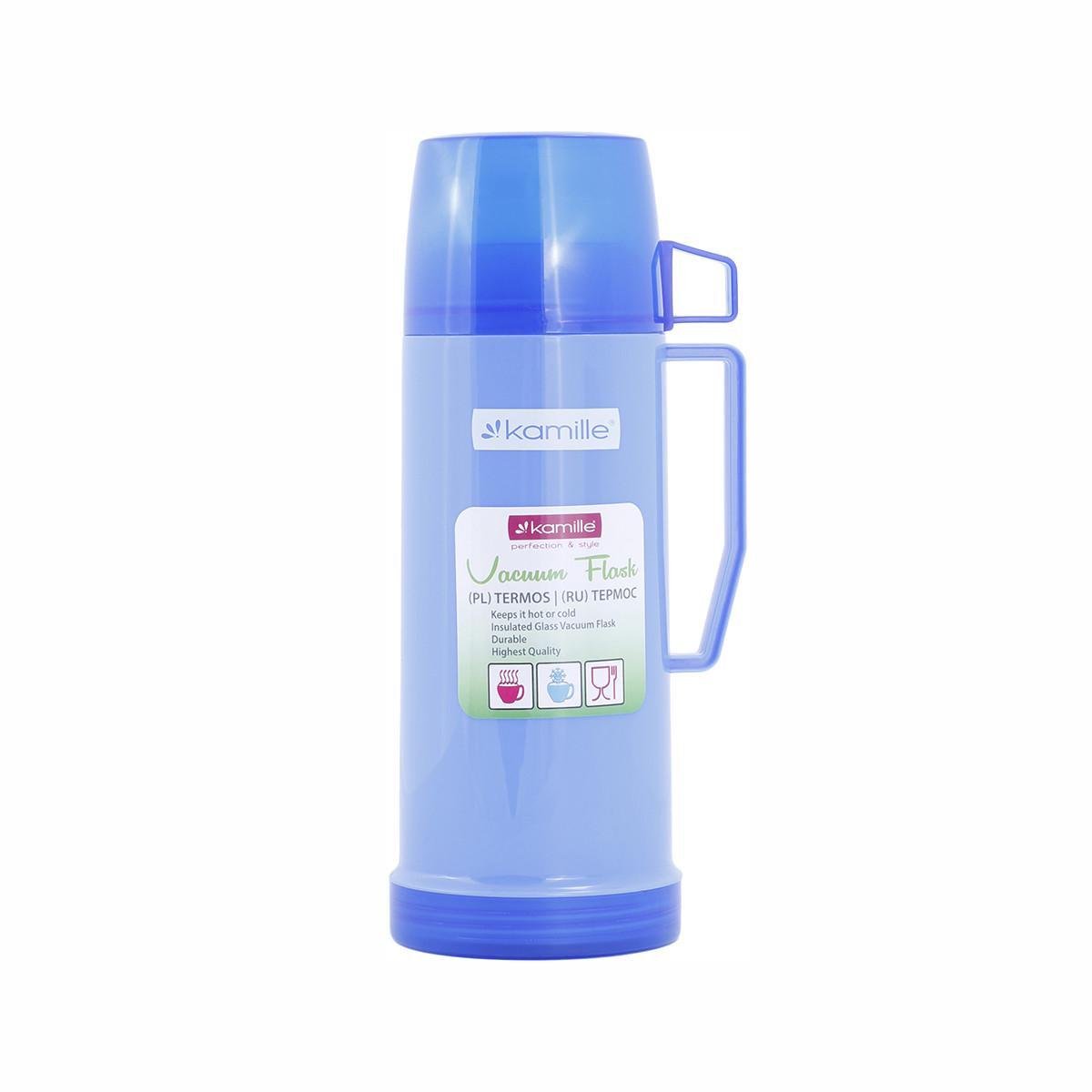 Термос Kamille KM-2072-BL 1 л Блакитний (112112) - фото 1 Термос Kamille KM-2072-BL 1 л Блакитний (112112) - фото 1