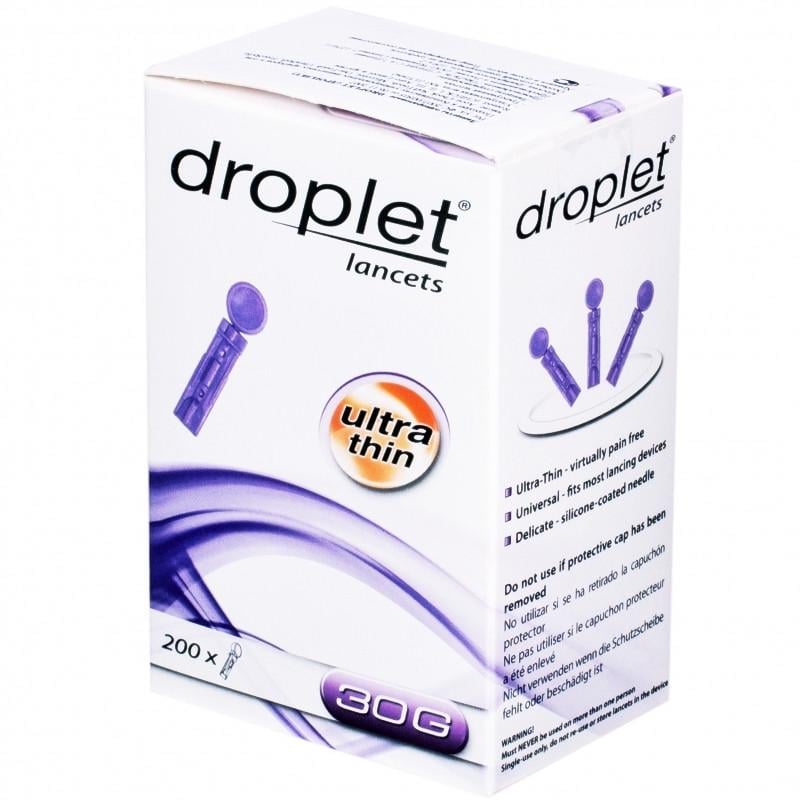 Ланцет медицинский Droplet 30 G 200 шт. (17686795)