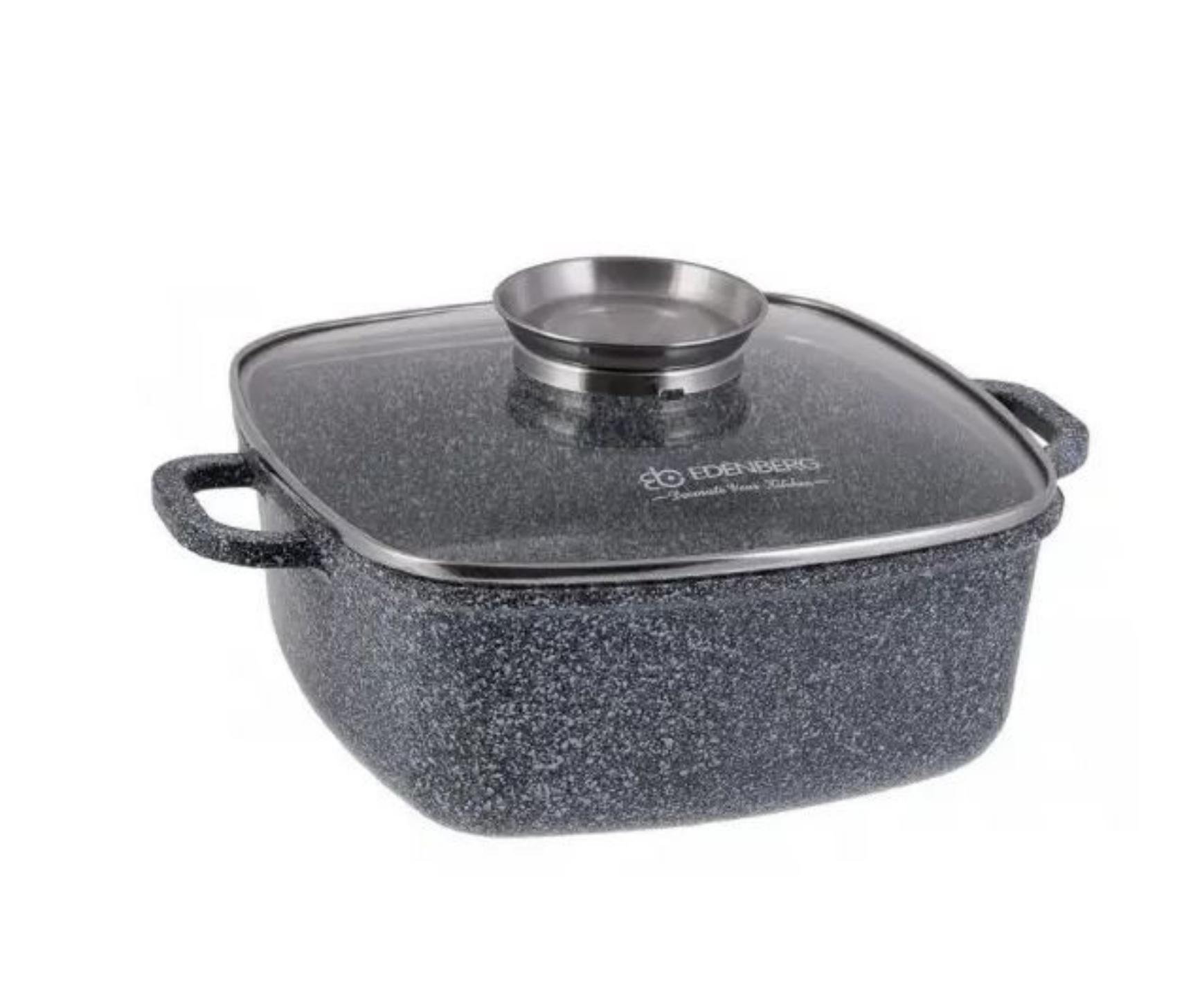 Каструля з кришкою Edenberg EB-3975 6,5 л Сірий (14379737)
