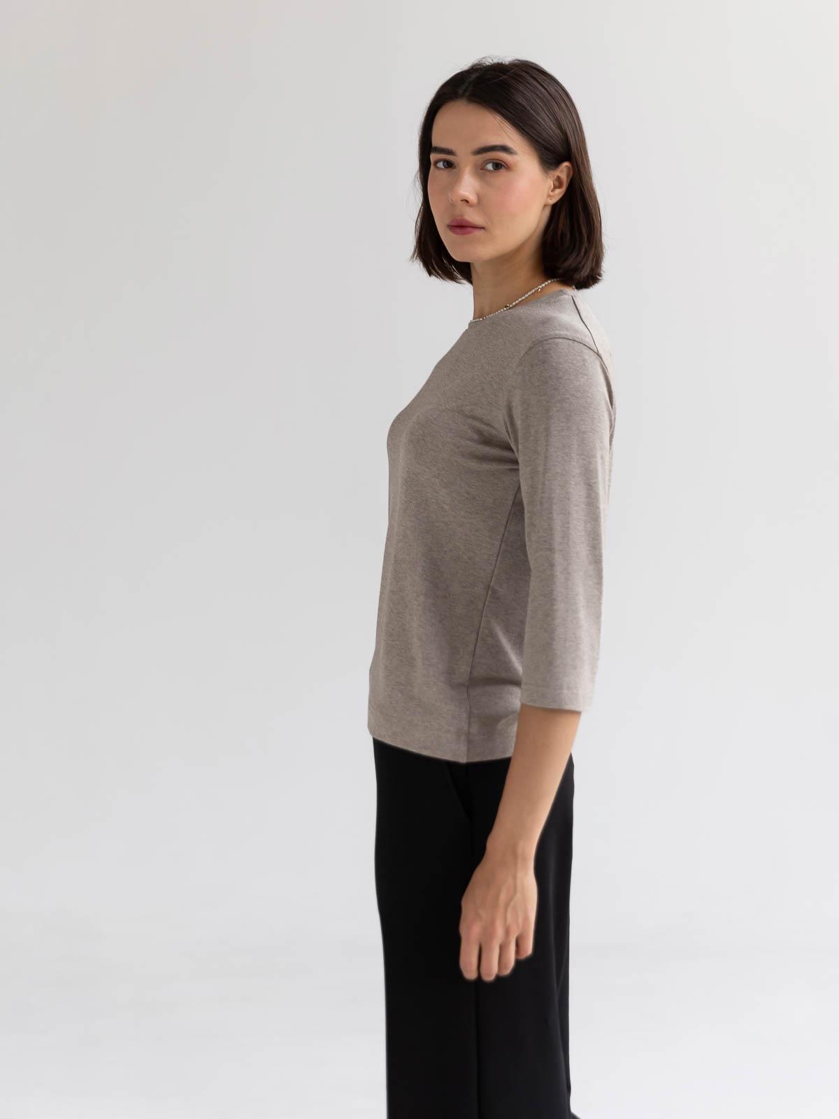 Джемпер меланж FROMUS рукав 3/4 S Бежевий (2640-43) - фото 5 Джемпер меланж FROMUS рукав 3/4 S Бежевий (2640-43) - фото 5