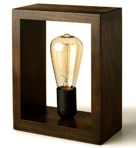 Светильник настольный из дерева Утено Капучино (НСС-009009)