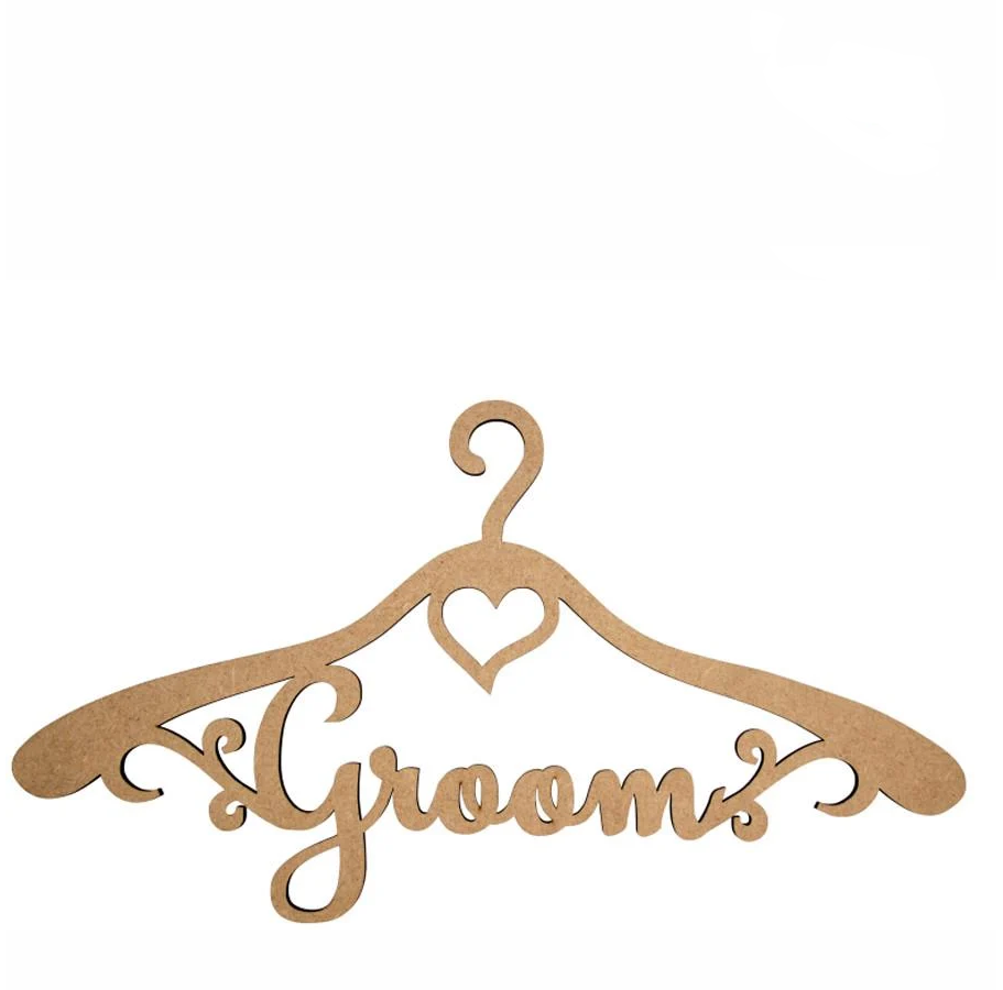 Заготовка для декупажа вешалка Rosa Talent Groom МДФ 45х24,8 см (4823100085045)