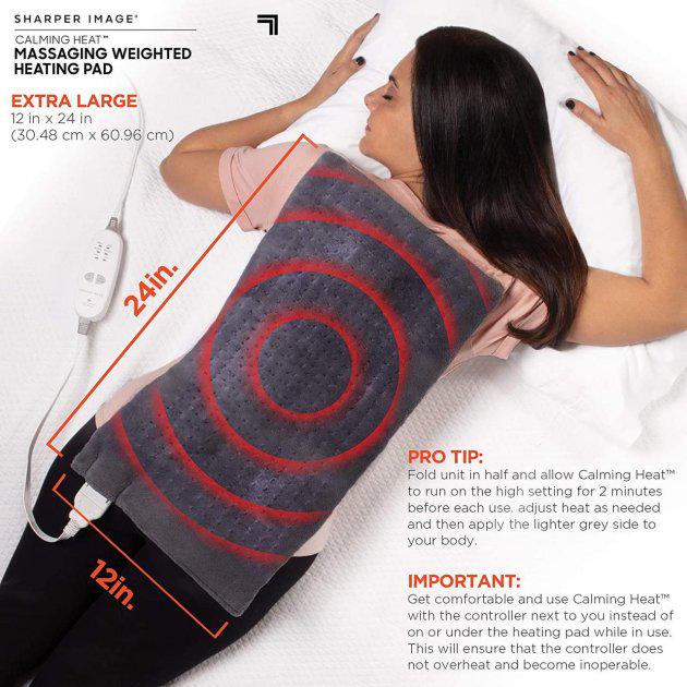 Массажная подстилка MASSAGING WEIGHTED HEATING PAD LY66 W65 (29-14-15952) - фото 6