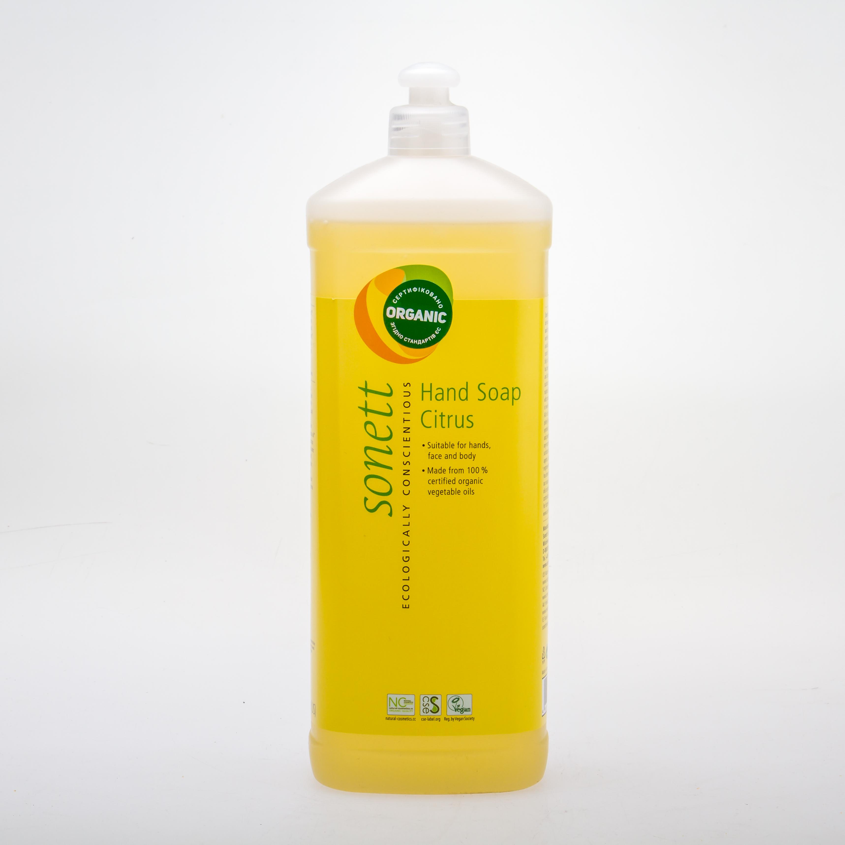 Жидкое мыло Sonett Цитрус органическое 1000 мл (GB3025)