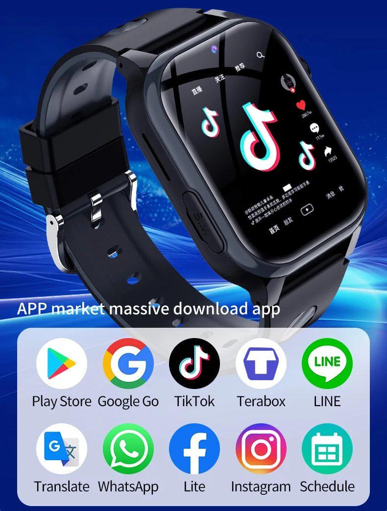 Смарт-часы детские Lemfo Y78 Черный (29473037) - фото 7