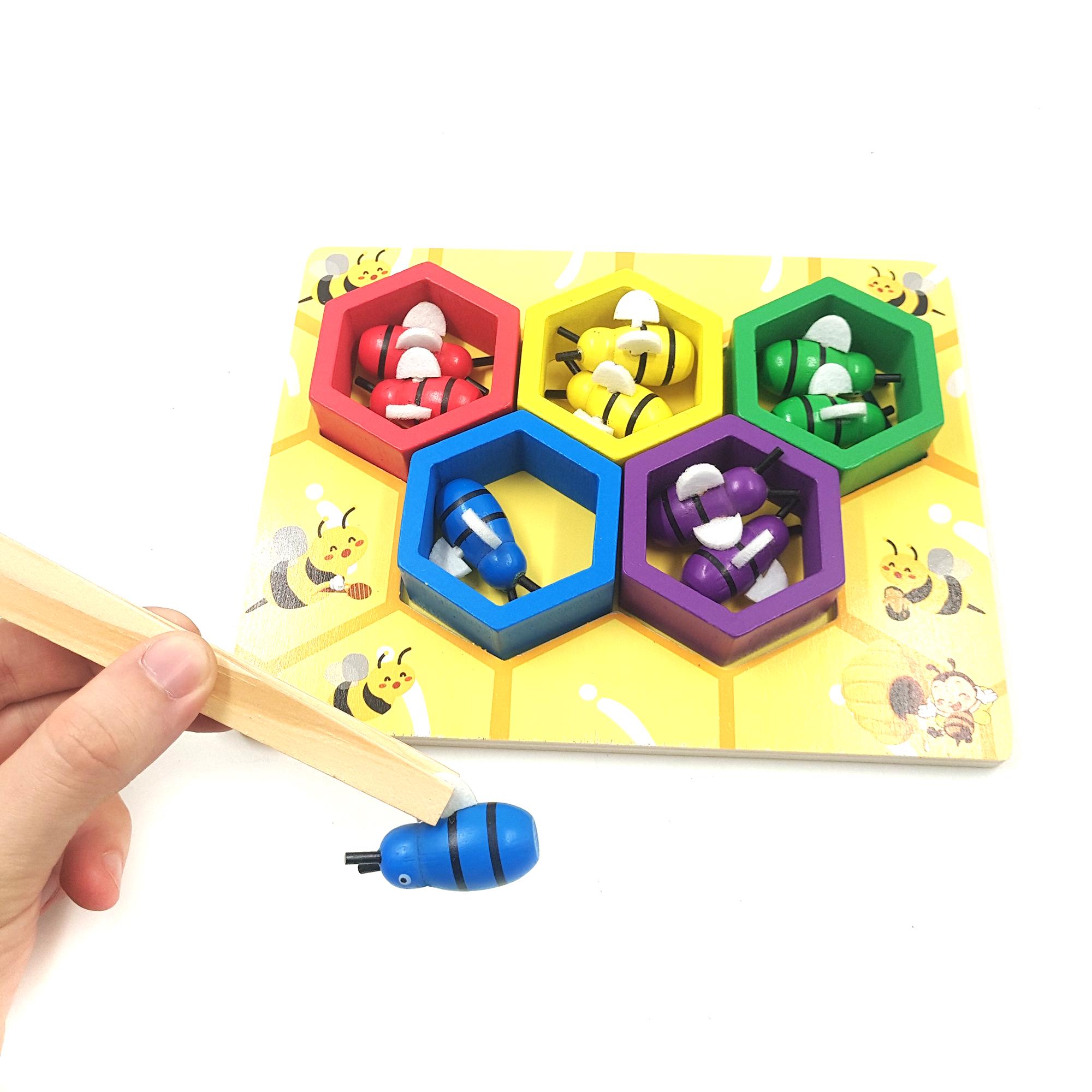 Сортер для малюків Пасика дерев'яний 17 елементів Різнокольоровий - фото 5 Сортер для малюків Пасика дерев'яний 17 елементів Різнокольоровий - фото 5