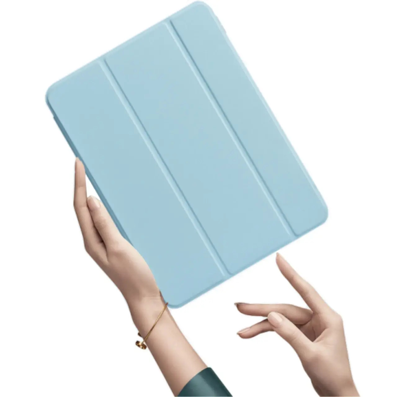 Чехол для планшета WIWU Skin Feeling Protective Case for iPad Air 4/5 10,9 Light Blue - фото 5 Чехол для планшета WIWU Skin Feeling Protective Case for iPad Air 4/5 10,9 Light Blue - фото 5