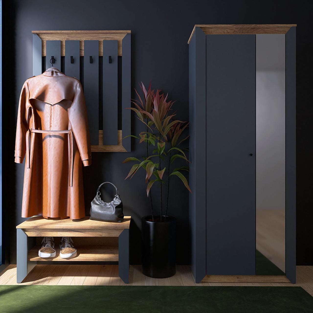 Прихожая Эверест Нордик-4 Дуб крафт золотой/Белый (181408)