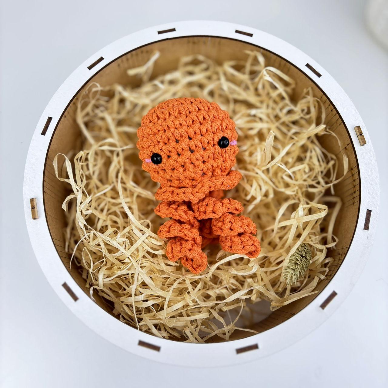 Набір для в'язання гачком медуза 0007 Помаранчевий (162389) - фото 4 Набір для в'язання гачком медуза 0007 Помаранчевий (162389) - фото 4