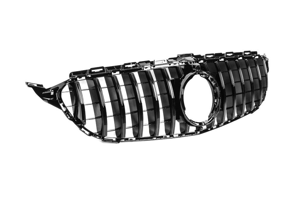 Решетка передняя GT с камерой для Mercedes C-сlass W205 2014-2021 Black (117988)
