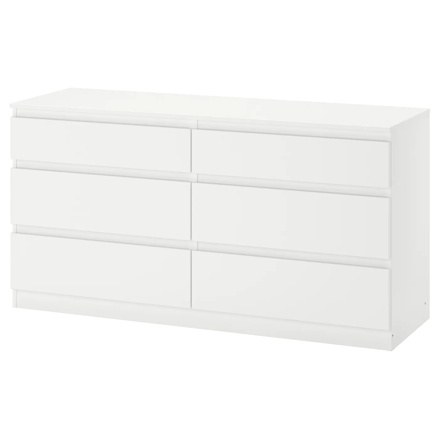 Комод KULLEN IKEA на 6 ящиків 140х72 см Білий (90309245)