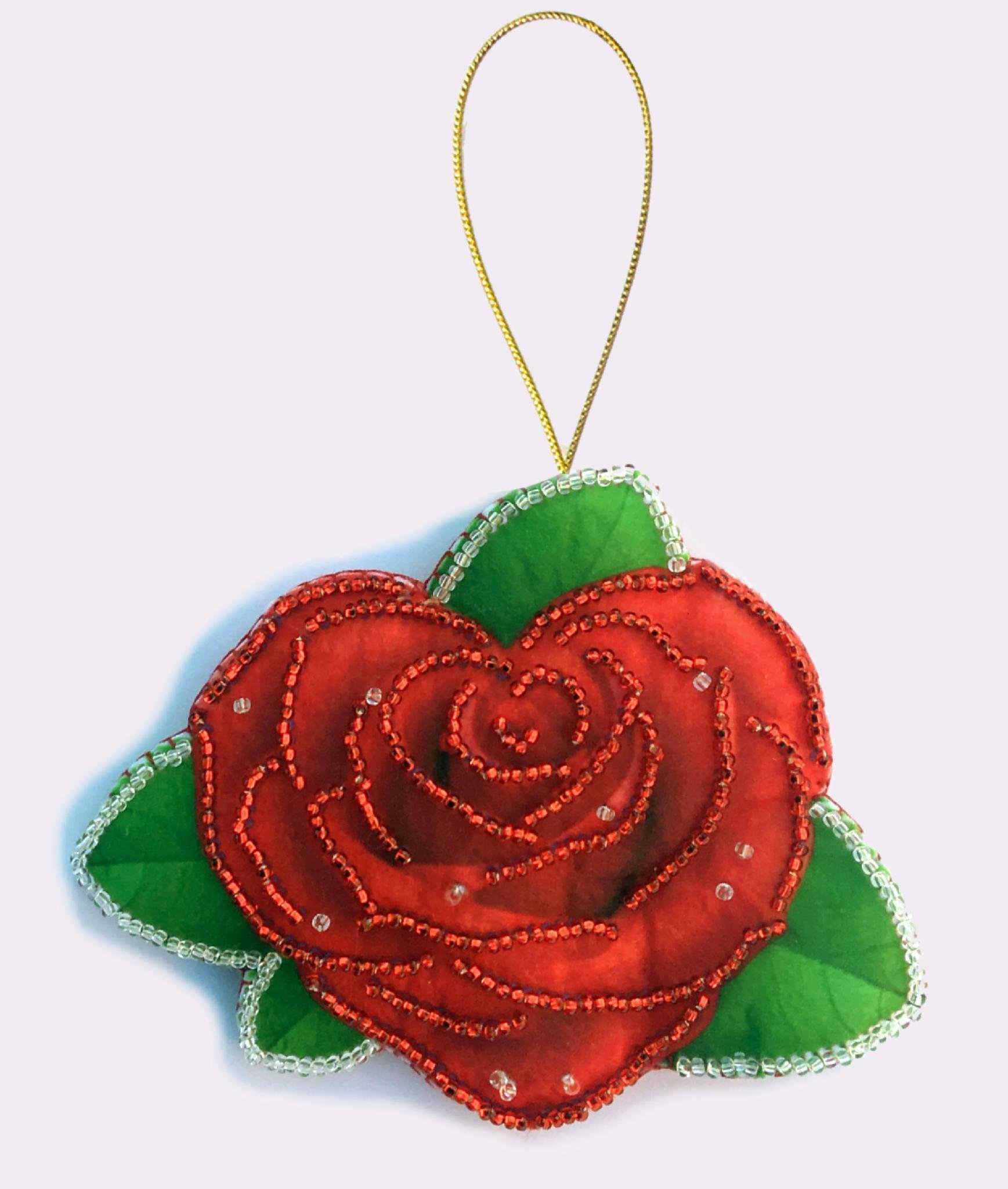 Набір для вишивання бісером BUTTERFLY F039 Троянда 9х12 см (F039)