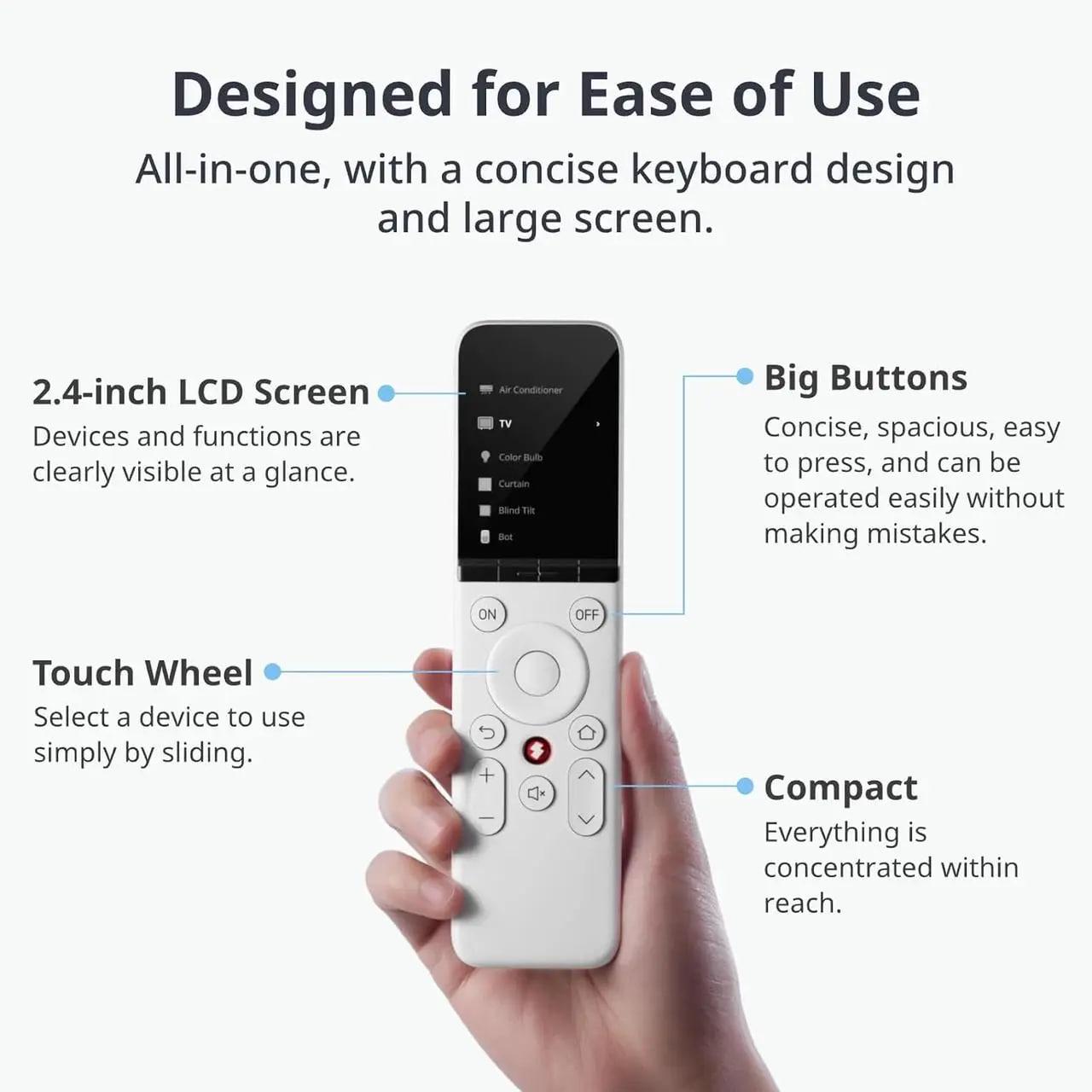 Смарт-пульт універсальний SwitchBot Remote Bluetooth/IR 2000 mAh (7/571) - фото 5
