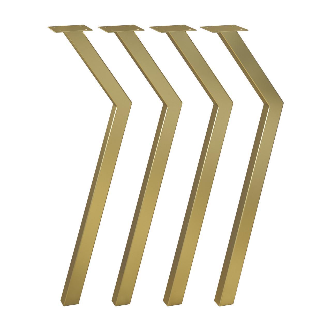 Комплект ножек для стола из металла Scandi 730 мм 4 шт. Золотой (1117) - фото 6 Комплект ножек для стола из металла Scandi 730 мм 4 шт. Золотой (1117) - фото 6