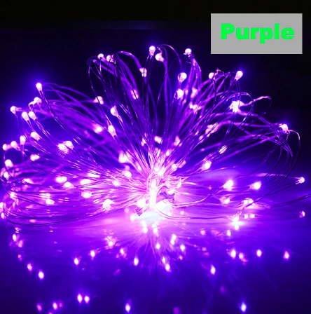 Гірлянда світлодіодна Ltl Роса 100 led 10 м нитка Фіолетовий - фото 8 Гірлянда світлодіодна Ltl Роса 100 led 10 м нитка Фіолетовий - фото 8