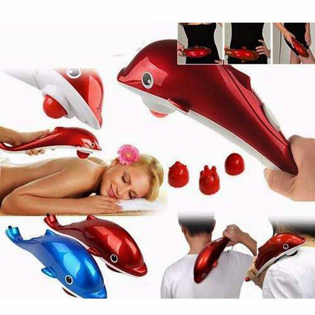 Інфрачервоний ручний масажер Dolphin massager JT-889-red - фото 3