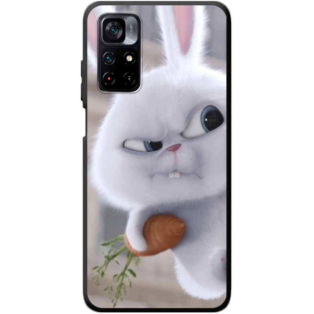 Чехол BoxFace Poco M4 Pro 5G Rabbit Snowball Черный силикон (43742-up1116-44259)