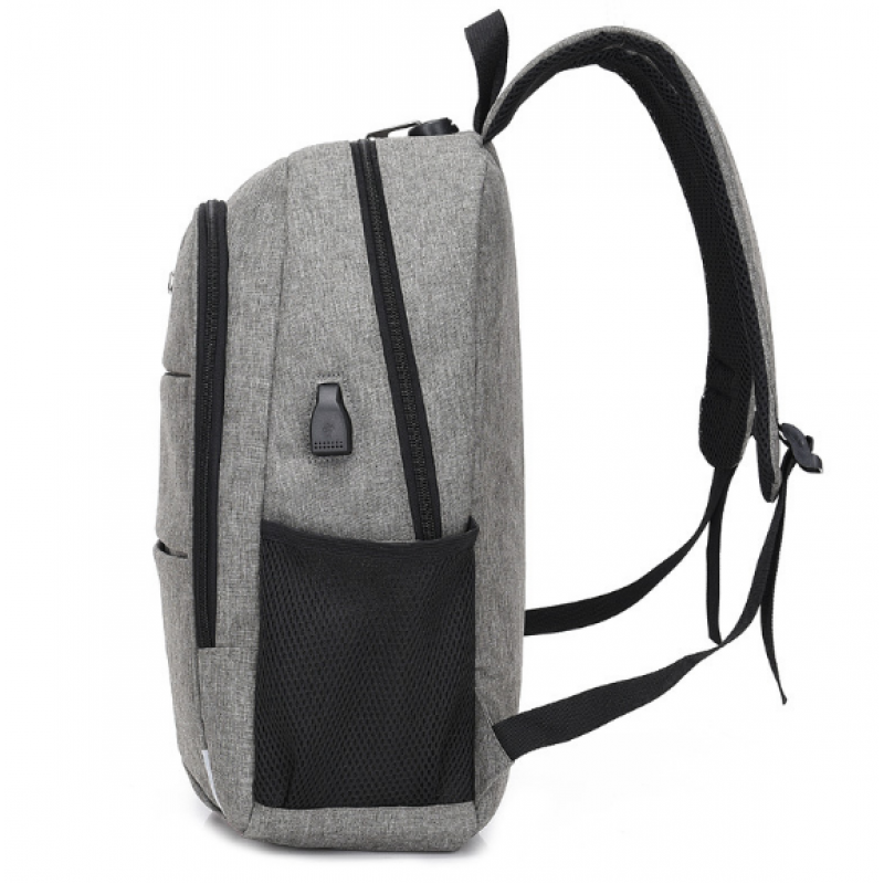 Рюкзак чоловічий анти злодій 46х36х14 см Сірий (533) - фото 4 Рюкзак чоловічий анти злодій 46х36х14 см Сірий (533) - фото 4