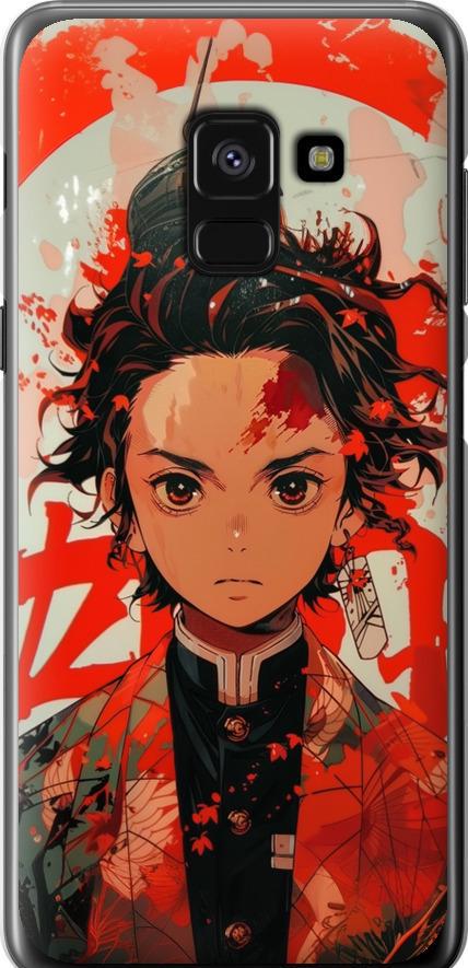 Чехол на Samsung Galaxy A8 2018 A530F Тандзиро Камадо (6131u-1344-42517)