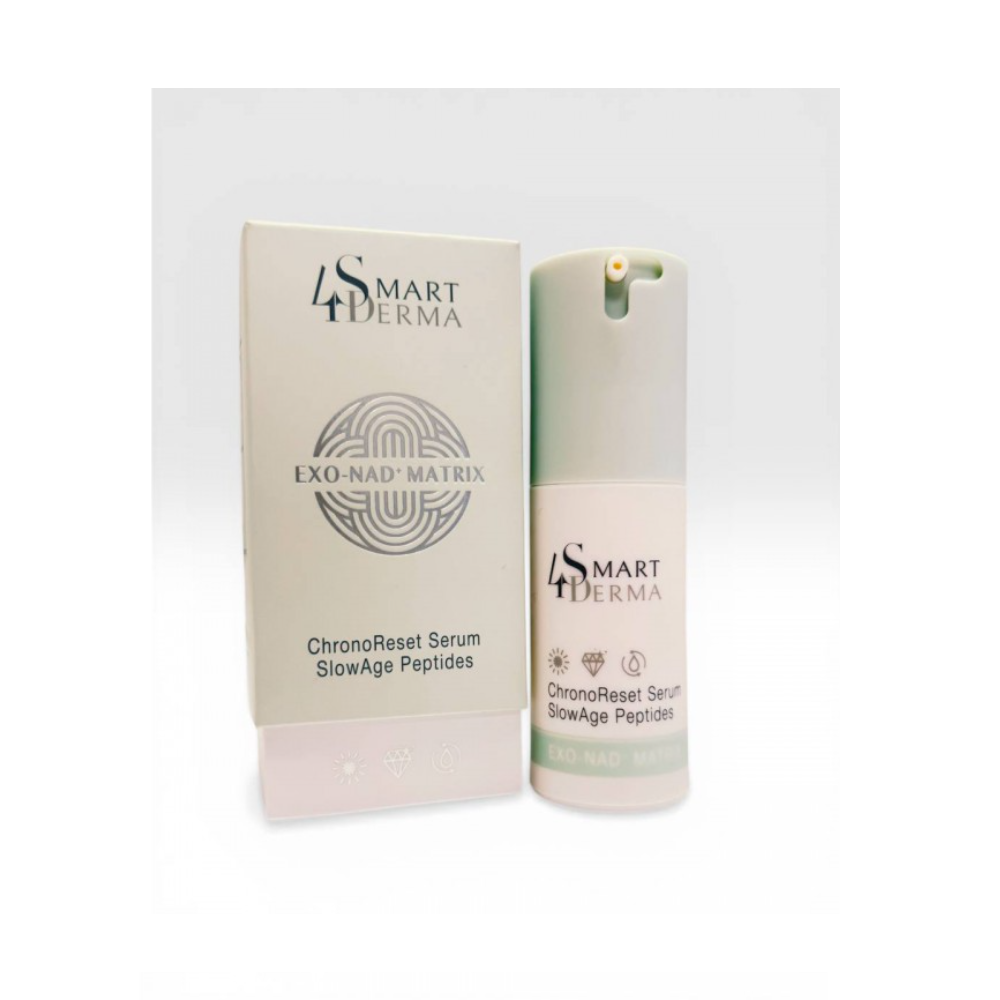 Сироватка інтенсивна пептидна Smart4Derma ChronoReset Serum SlowAge Peptides з екзосомами та NAD+ 30 мл