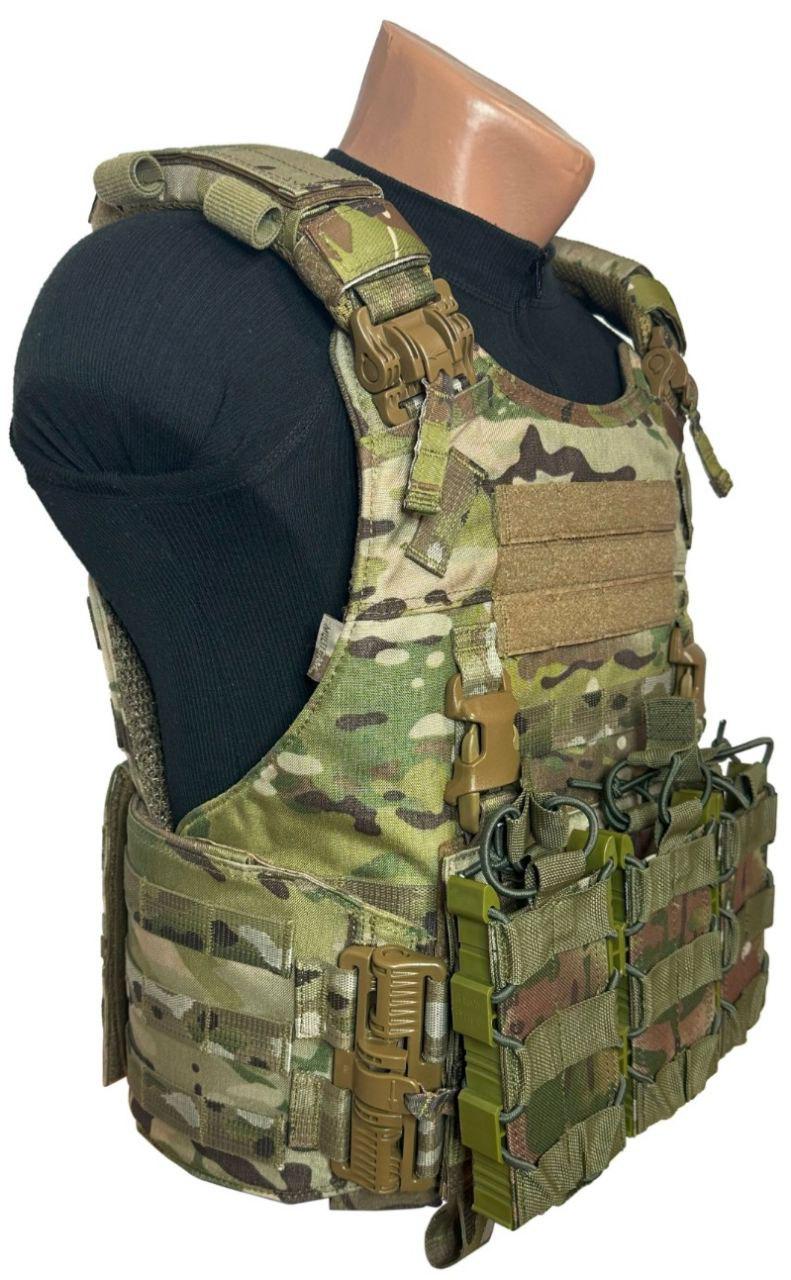 Плитоноска Warrior Assault Systems Quad Release Carrier с подсумками АК 7,62 3В L Multicam - фото 2