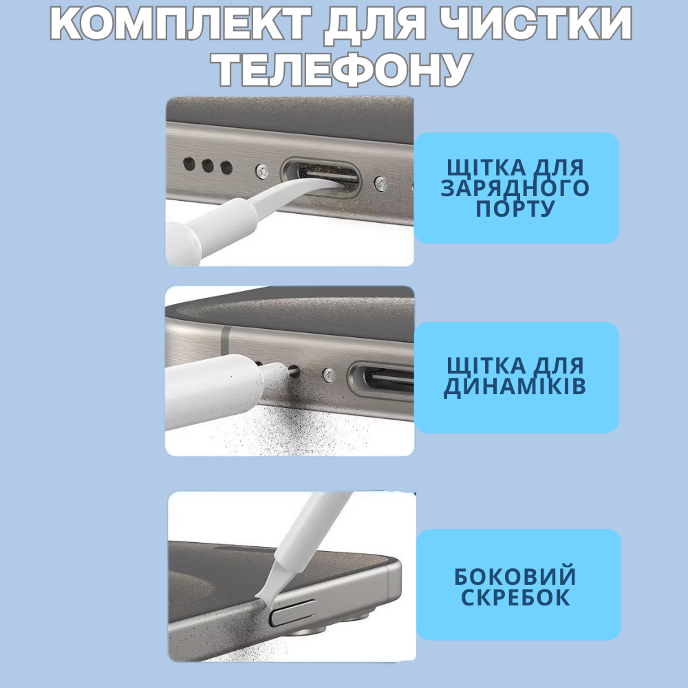 Набор для чистки гаджетов и подставка для клавиатуры 22в1 щетки для чистки клавиатуры и электроники - фото 3 Набор для чистки гаджетов и подставка для клавиатуры 22в1 щетки для чистки клавиатуры и электроники - фото 3