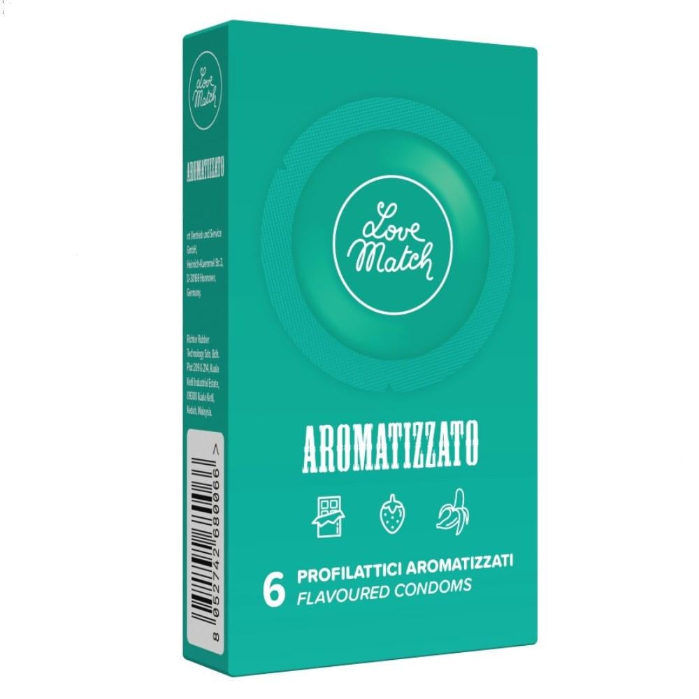 Презервативы ароматизированные Love Match Aromatizzato №6 (29871790) - фото 2