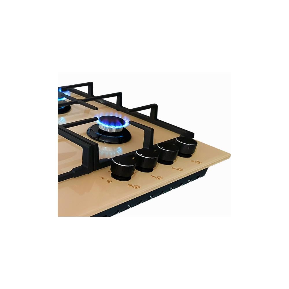 Варочная поверхность газовая Luxor EGBL 740 R CH с подставкой WOK Бежевый (24144924) - фото 5 Варочная поверхность газовая Luxor EGBL 740 R CH с подставкой WOK Бежевый (24144924) - фото 5