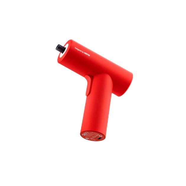 Отвертка электрическая HOTO Screwdriver Gun QWLSD008 и биты 10 шт. Red