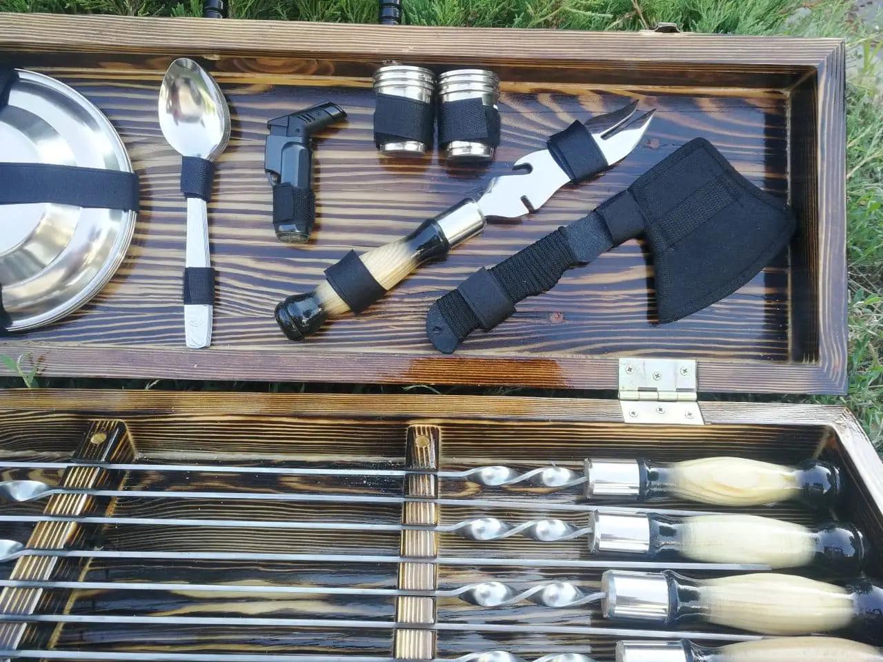 Набор шампуров Форест-4 elite (10644972) - фото 4