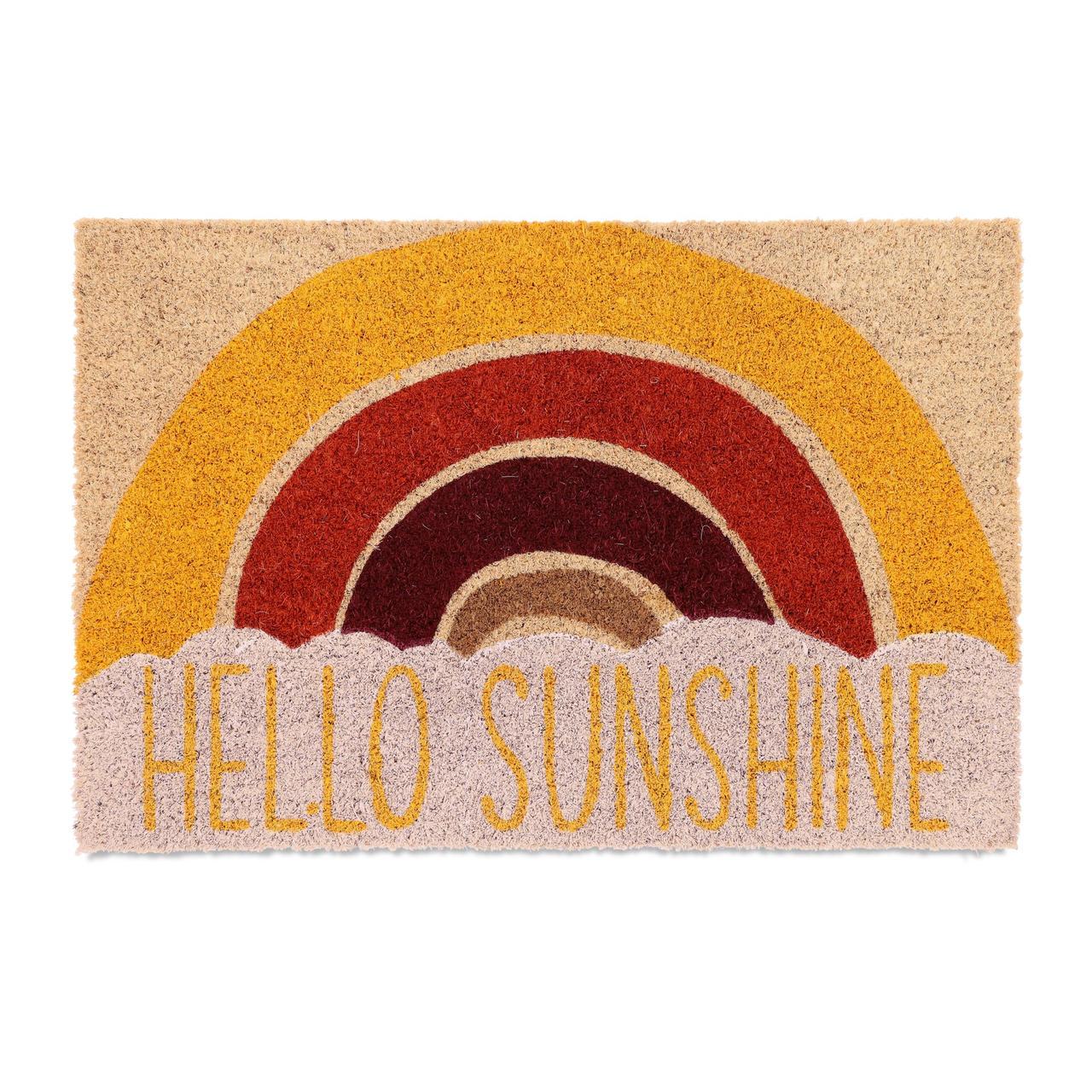 Коврик Relaxdays Hello Sunshine кокосовое волокно 60x40 см (10046172) Коврик Relaxdays Hello Sunshine кокосовое волокно 60x40 см (10046172)