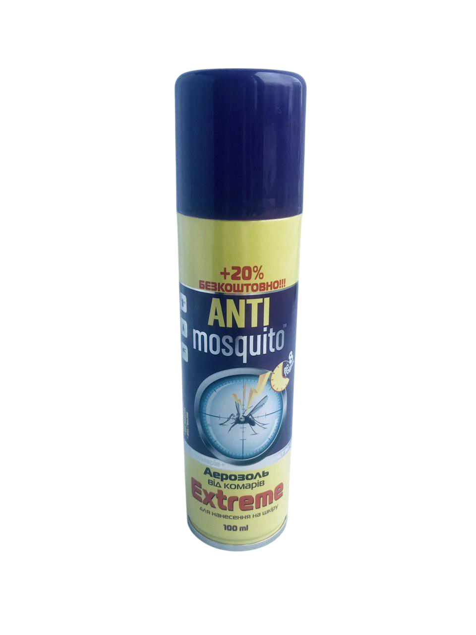 Аерозоль від комарів ANTImosquito Extreme для нанесення на шкіру 100 мл (25653642)