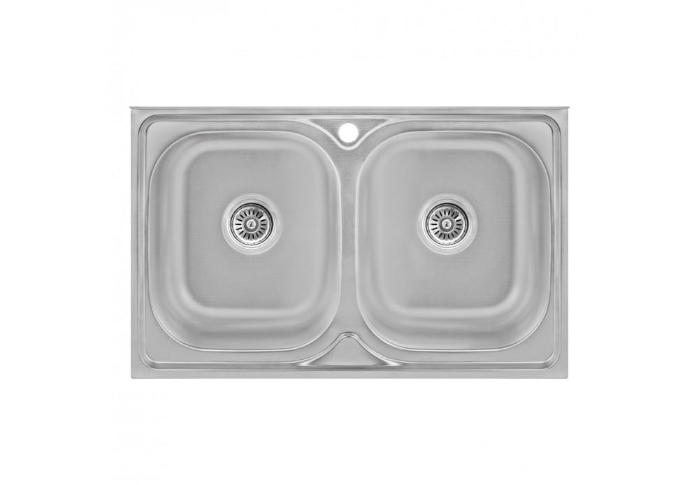 Кухонная мойка Lidz 5080 0,8 мм Decor (LIDZ5080DEC08)