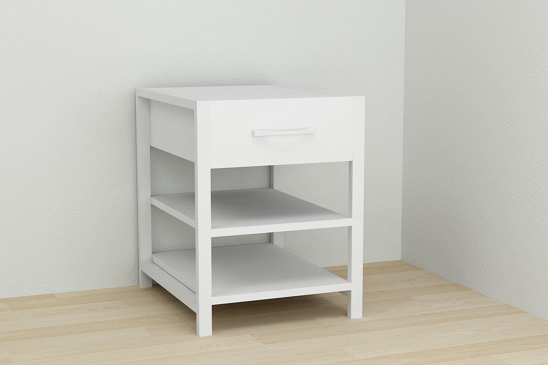 Тумба универсальная Ferrum-decor Вивьен 1/2 ДСП 16 мм 50x41x40 см Белый (FRD-104127) Тумба универсальная Ferrum-decor Вивьен 1/2 ДСП 16 мм 50x41x40 см Белый (FRD-104127)
