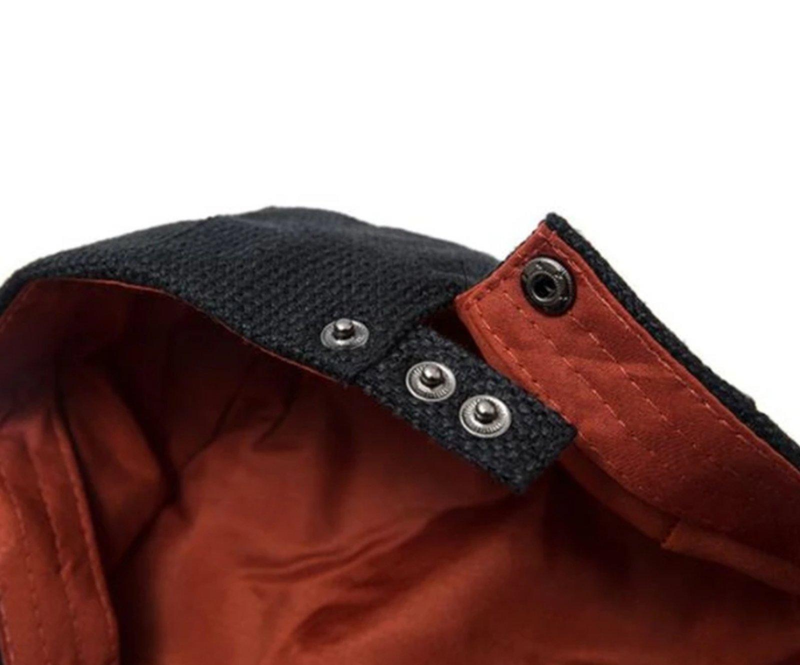 Кепка-берет з регулятором лляна унісекс Чорний (24762856) - фото 3 Кепка-берет з регулятором лляна унісекс Чорний (24762856) - фото 3