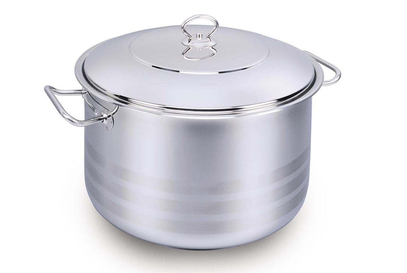 Кастрюля с крышкой Korkmaz mega 40 см 30 л (a1948)