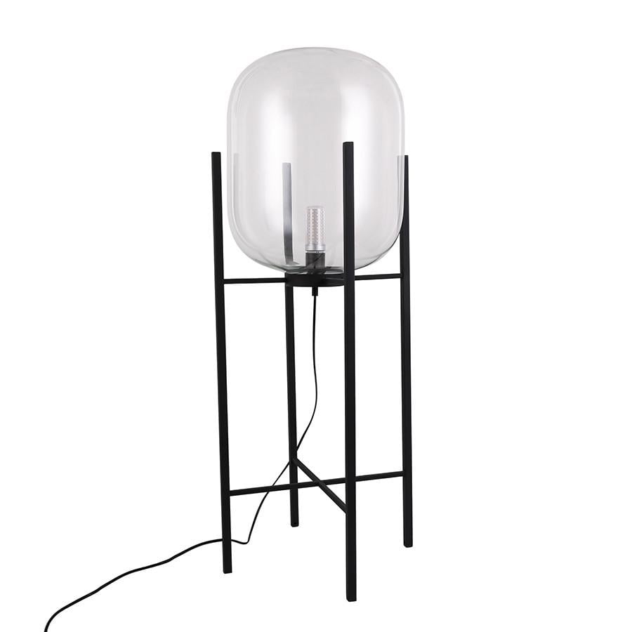 Торшер 909XLL05F BK/CL Черный/Прозрачный