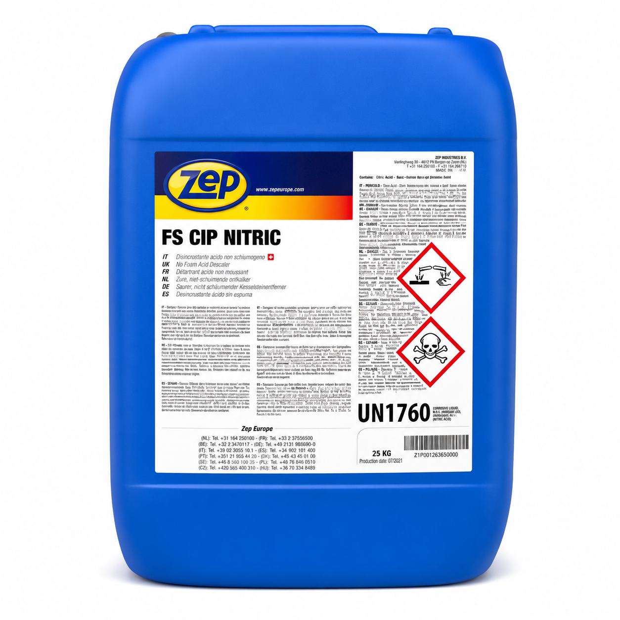 Засіб для закритих систем та від сечового каменю FS CIP NITRIC кислотний