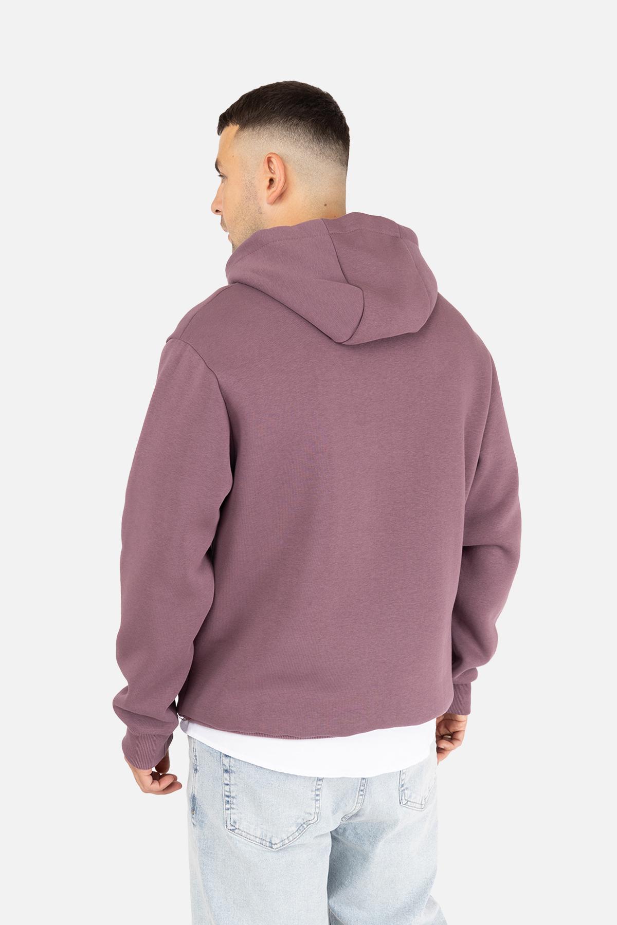Худи мужское ЦБ-00254618 р. 48 Фиолетовый (SKT001004943) - фото 4